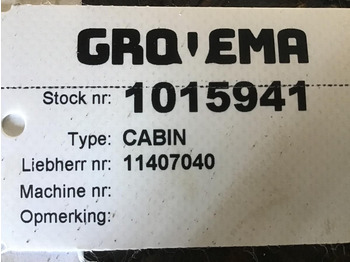 Kabina i enterijer LIEBHERR