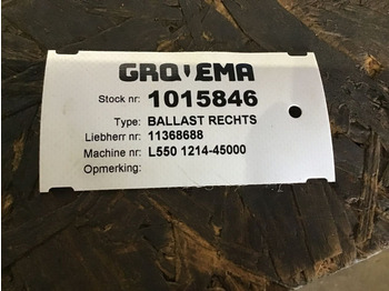 Kontra teg za Građevinska mašina Liebherr: slika 2 Kontra teg za Građevinska mašina Liebherr: slika 2