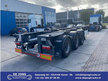 Poluprikolica za prevoz kontejnera/ Poluprikolica sa promenjivim sandukom VAN HOOL 20'/30'