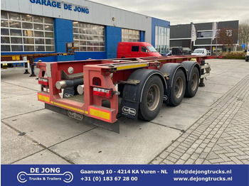 Poluprikolica za prevoz kontejnera/ Poluprikolica sa promenjivim sandukom VAN HOOL 20'/30'