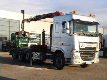 Kamion sa hidrauličnom kukom, Kamion sa dizalicom DAF XF 460, EURO 6, 8X2, 2X LIFT AXLE, PALFINGER S260Z96: slika 3