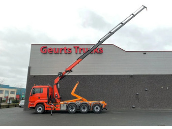 Kamion sa hidrauličnom kukom, Kamion sa dizalicom MAN TGS 35.480 8X4 TRIDEM + 20 TON HAAKARM + HMF 3220-K6 KRAAN/KRAN/CRANE/GRUA: slika 3