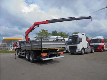 Novu Kamion sa tovarnim sandukom, Kamion sa dizalicom Renault 320 6X4 + FASSI F245 DEMO UNUSED NL TRUCK: slika 5