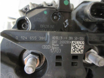 Alternator za Kamion DAF 2000904 DAF XF CF DYNAMO EURO 6 MODEL 2018: slika 5