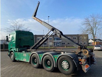 Kamion sa hidrauličnom kukom Scania R520 V8 / 8X4 / BIG AXLE / AJK HOOKLIFT 30TON / LIFT+LENKACHSE / NAVI / LEATHER / FULL-AIR / AUTOMATIC / EURO-6 / 2015: slika 3