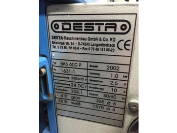Savijačica papira Desta BAS - FSA 600 flat pile delivery with sheet press: slika 3 Savijačica papira Desta BAS - FSA 600 flat pile delivery with sheet press: slika 3