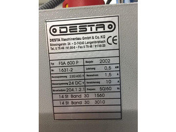 Savijačica papira Desta BAS - FSA 600 flat pile delivery with sheet press: slika 4 Savijačica papira Desta BAS - FSA 600 flat pile delivery with sheet press: slika 4