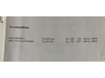Mašina za pakovanje as new film packaging with forming shoulder machine Beck Multiplex Pico MP with shrink tunnel HV 601: slika 2