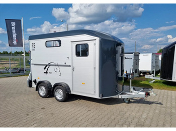 Novu Prikolica za konje CHEVAL LIBERTÉ MultiMax przyczepa na dwa konie | duża siodlarnia | drzwi boczne | 2600 kg DMC | 380×181 cm  |  ALUMINIOWA | Debon | dostawa | mocna i solidna |: slika 2