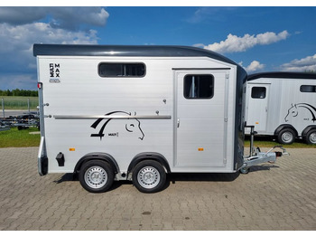 Novu Prikolica za konje CHEVAL LIBERTÉ MultiMax przyczepa na dwa konie | duża siodlarnia | drzwi boczne | 2600 kg DMC | 380×181 cm  |  ALUMINIOWA | Debon | dostawa | mocna i solidna |: slika 3