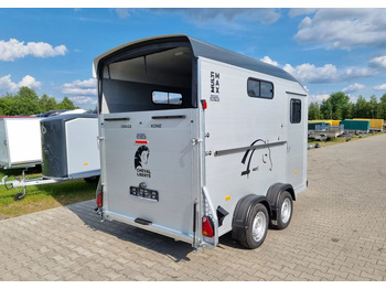 Novu Prikolica za konje CHEVAL LIBERTÉ MultiMax przyczepa na dwa konie | duża siodlarnia | drzwi boczne | 2600 kg DMC | 380×181 cm  |  ALUMINIOWA | Debon | dostawa | mocna i solidna |: slika 4