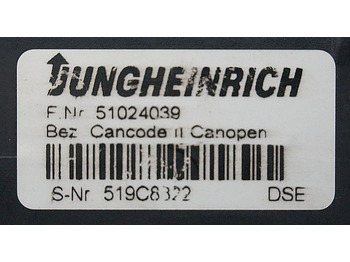 Električni sistem za Oprema za rukovanje materijalima Jungheinrich 51024039 | Codekey Can Open Cancode II sn. 519C8322: slika 3