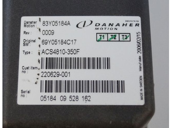 Upravljačka jedinica za Oprema za rukovanje materijalima Toyota/BT 220629-001 | Danaher motion AC Superdrive motor controller 83Y05184A A Danaher motion AC Superdrive motor controller 83Y05184A ACS4810-350F Rev 0009 sn. 0518409528162: slika 2
