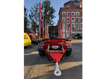 Novu Prikolica šticarka HYDROFAST Przyczepa 3 osiowa / 3 axles timber transport trailer / Remorque à 3 essieux pour le transport de bois / 3-Achs-Rungenanhänger / 3-tengelyes-rönkszállító-pótkocsi / Remorcă pentru transportul lemnului: slika 5