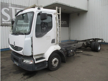 Kamion sa golom šasijom i zatvorenom kabinom RENAULT Midlum 220
