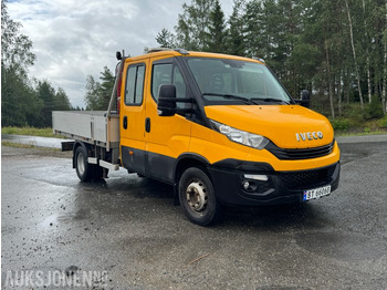 Kamion sa tovarnim sandukom 2017 Iveco Daily dobbelkabin m/kran, Webasto, innredning, inverter og vinterhjul: slika 3