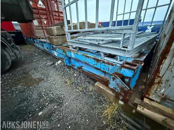 Tovarni sanduk 40 Fots flak til sidelaster - med støttelabber: slika 2