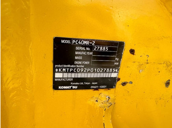 Mini bager Komatsu PC 40: slika 3 Mini bager Komatsu PC 40: slika 3