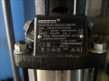 Oprema za prehrambenu industriju Grundfos CR3-36 Multistage pumps: slika 2