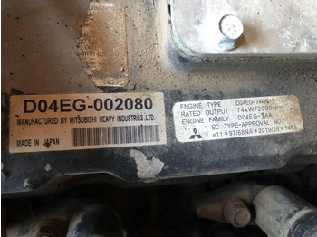 Motor za Građevinska mašina Mitsubishi D04EG-TAA ENGINE: slika 3