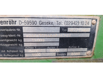 Prikolica istovarivača Blomenrohr Kipper 2 Achser: slika 5 Prikolica istovarivača Blomenrohr Kipper 2 Achser: slika 5