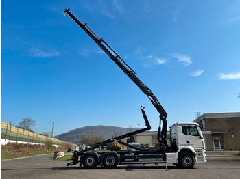 Kamion sa hidrauličnom kukom, Kamion sa dizalicom MAN TGS 26.470 6x2 Abrollkipper + Kran Hiab 228-4: slika 4