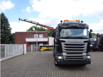 Kamion sa dizalicom, Kamion sa tovarnim sandukom Scania R620 V8 Pritsche +  PALFINGER  22002EH Kran: slika 5