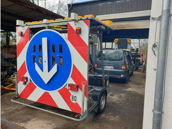 Prikolica Vermietung Absperrtafel VZ 616 615 Nissen Verkehrsleittafel: slika 3