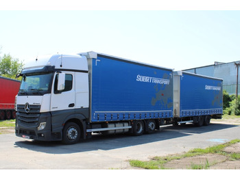 Kamion sa ceradom Mercedes-Benz Actros 2542 NAVIGACE + PANAV (8,20m x 2,48m x 3m): slika 2