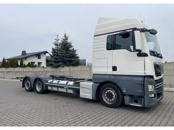 Kamion sa golom šasijom i zatvorenom kabinom MAN TGX XLX 26.420 BDF, MULTI Wechsler: slika 3