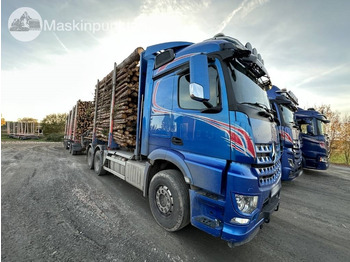 Šticar Mercedes-Benz Arocs 2858 timmerbil med kran: slika 3 Šticar Mercedes-Benz Arocs 2858 timmerbil med kran: slika 3