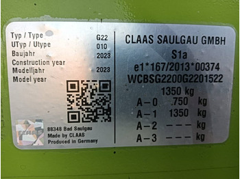 Prevrtač/ Grabuljač Claas LINER 2600 TREND: slika 3