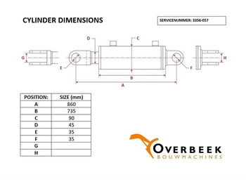 Hidraulika Atlas - Lifting cylinder/Hubzylinder/Hefcilinder: slika 4