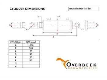 Hidraulika Atlas - Tilt cylinder/Kippzylinder/Nijgcilinder: slika 4