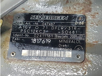 Lizing Sennebogen -Rexroth A10VO71DFLR/31R-Load sensing pump Sennebogen -Rexroth A10VO71DFLR/31R-Load sensing pump: slika 4 Lizing Sennebogen -Rexroth A10VO71DFLR/31R-Load sensing pump Sennebogen -Rexroth A10VO71DFLR/31R-Load sensing pump: slika 4