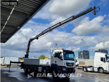 Kamion sa tovarnim sandukom, Kamion sa dizalicom MAN TGS 35.400 8X4 Palfinger PK23002 SH Kran Crane Big-Axle Euro 6: slika 3