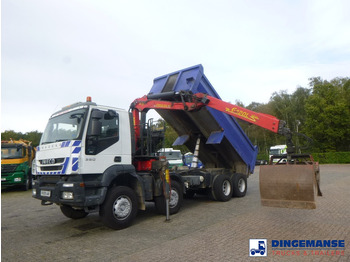 Kamion sa dizalicom Iveco AD340T36 8x4 RHD tipper + Palfinger E120 plus + grapple: slika 5