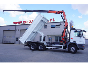Autodizalica MERCEDES-BENZ Actros 2641 6×4 E5 / Crane / Dumper / 110000 km!: slika 3