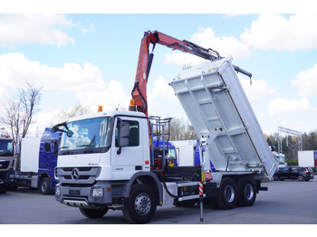 Autodizalica MERCEDES-BENZ Actros 2641 6×4 E5 / Crane / Dumper / 110000 km!: slika 2