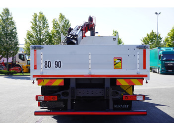 Kamion sa tovarnim sandukom, Kamion sa dizalicom RENAULT C320 P 4x2 / FASSI crane 6.2 T / range 10 m / Flatbed 15 EPAL / 50 tho. km!: slika 4