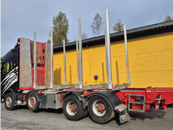 Kamion sa dizalicom za prevoz drva VOLVO FH 750 8x4 / 2 lifted axles / timber truck: slika 2
