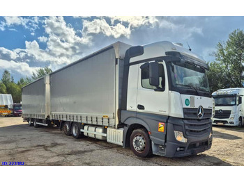 Kamion sa ceradom MERCEDES-BENZ Actros 2542 6x2 Euro6 + Wielton trailer: slika 4
