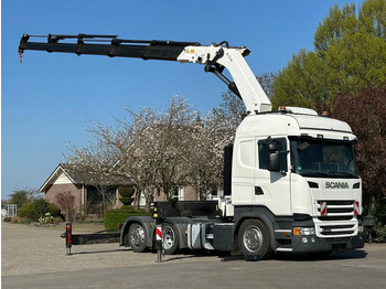 Tegljač Scania R450 6x2 !!TRACTOR!!!CRANE/GRUE/HMF 50TM!!TOP!EURO6!!: slika 3