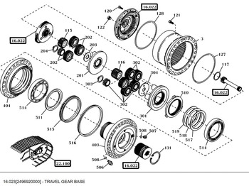 Pogonski reduktor NEW HOLLAND