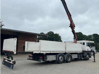 Kamion sa tovarnim sandukom, Kamion sa dizalicom MAN TGS26400-6x2 LL/ TEREX 165 - EA3: slika 5