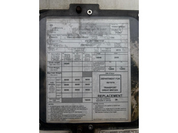 Poluprikolica hladnjače Chereau 2015 Vector 1950MT – JST102: slika 4