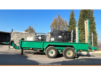 Niska prikolica za prevoz Blomenröhr 2-Achsen Anhänger, Tandem Tieflader für Bagger: slika 2