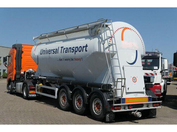 Poluprikolica cisterna za prevoz cementa Feldbinder EUT 37.5, 1 Kammer, Luft-Lift, 27m³, SAF-Achsen: slika 3
