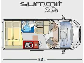 Novu Kamp kombi Globecar H-LINE SUMMIT 540 SHINE FIAT AUTOMATIK: slika 1