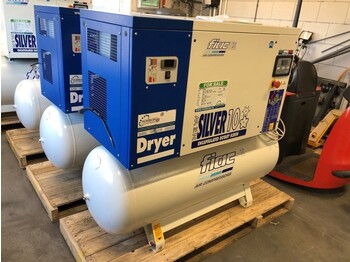 Novu Kompresor za vazduh Fiac New Silver D 10 / 300 Silent 7.5 kW 860 L / min 10 bar Elektrische Schroefcompressor met ketel en droger: slika 4